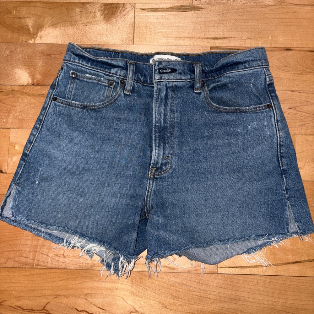 Abercrombie & Fitch Blue Denim High Rise Jeans